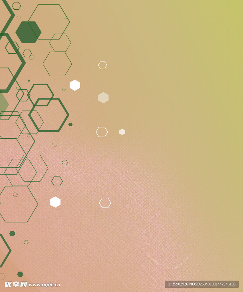 渐变背景的几何图案设计