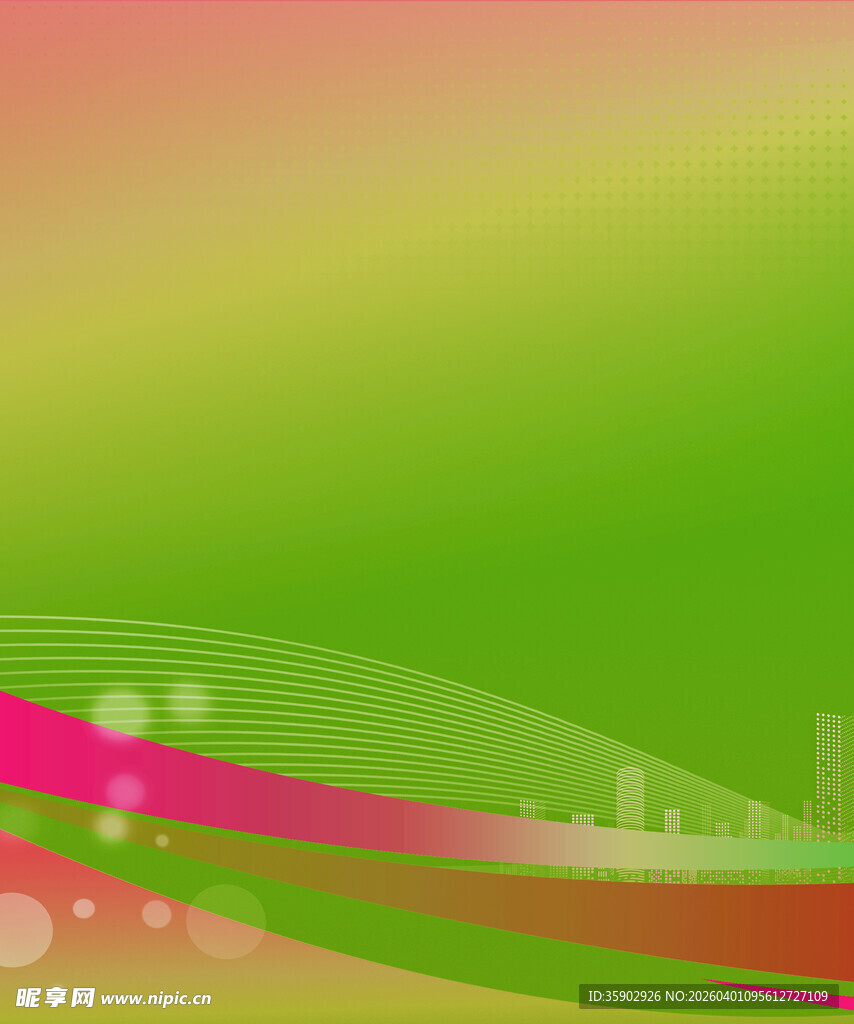 多彩渐变线条背景图