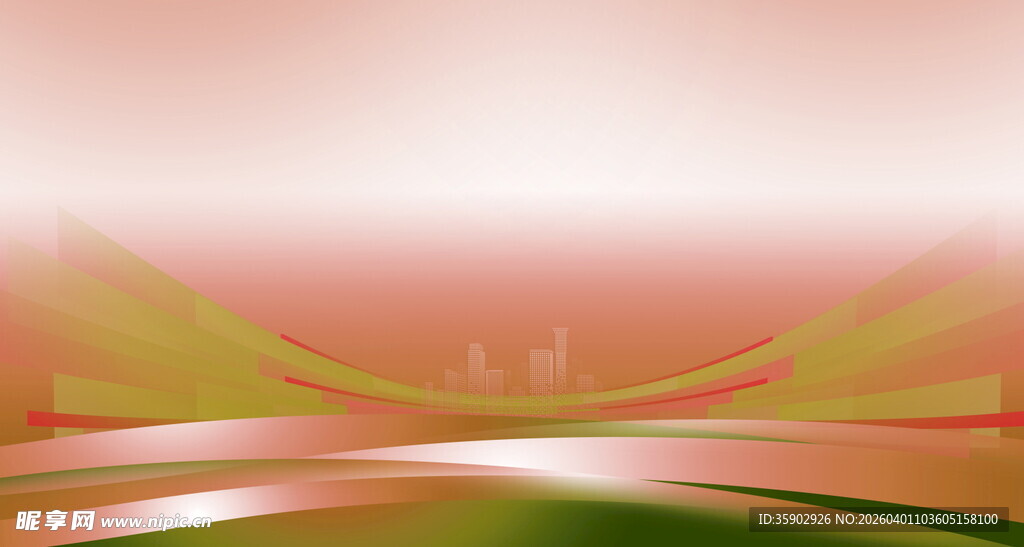 梦幻渐变色彩抽象背景图