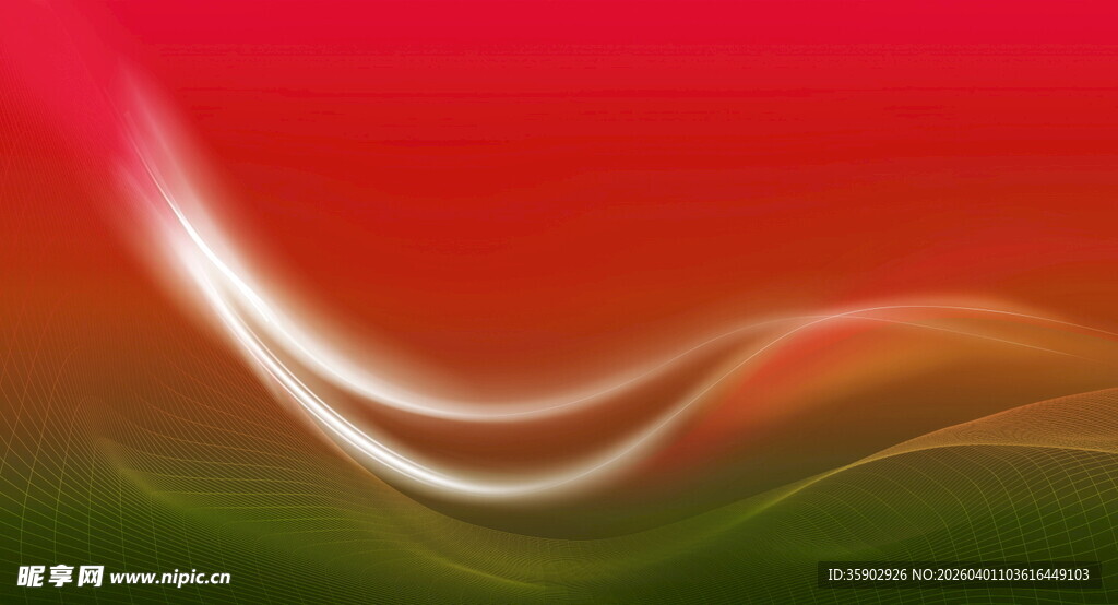 红色渐变线条动感背景