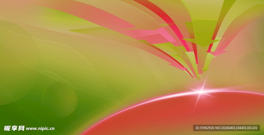 梦幻渐变色彩抽象艺术图