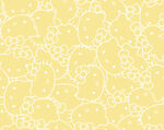 淡黄色花卉图案背景