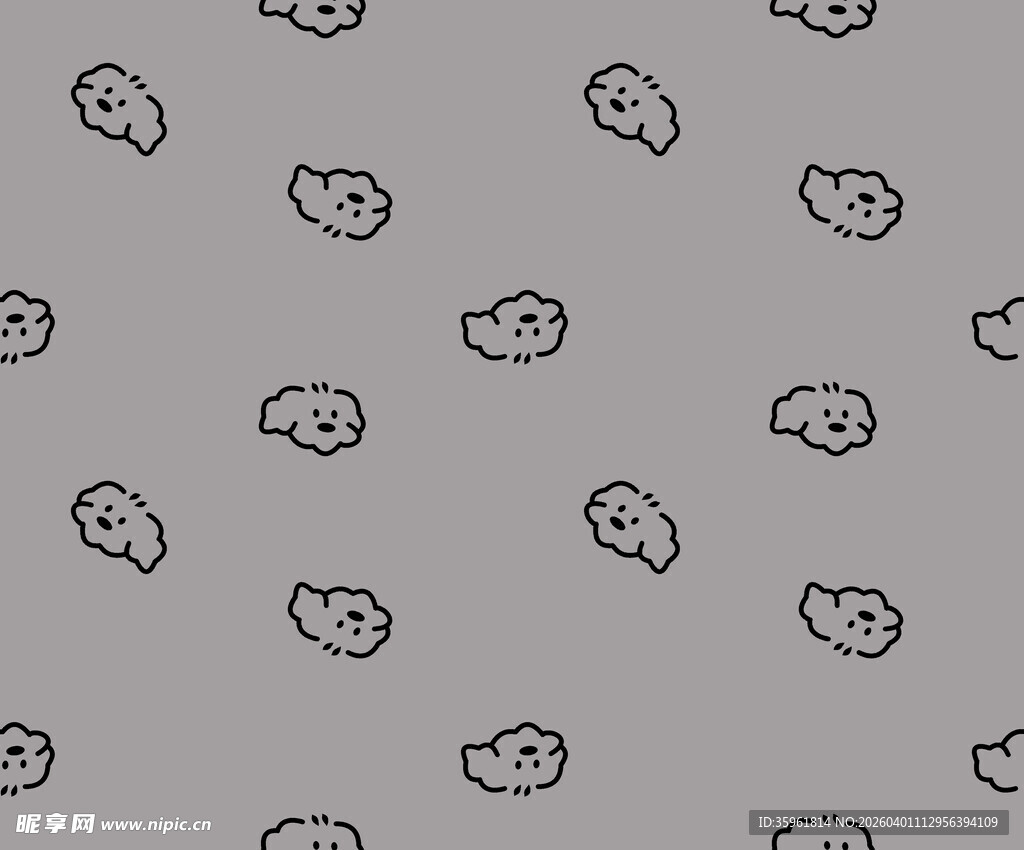 简约云朵图案背景纹理