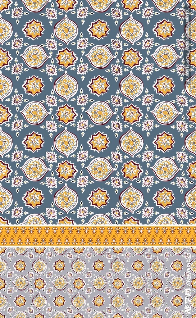 复古几何花纹图案设计