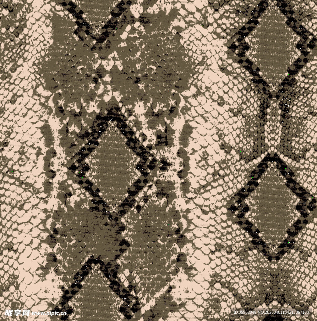 蛇纹皮革纹理图案