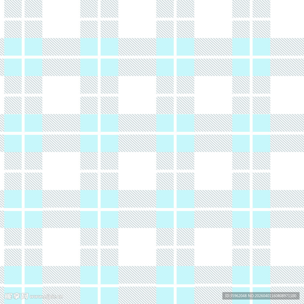 蓝白格子几何图案背景