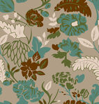 复古花卉图案背景