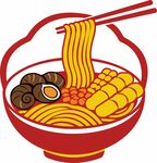 美味拉面插画 螺蛳粉