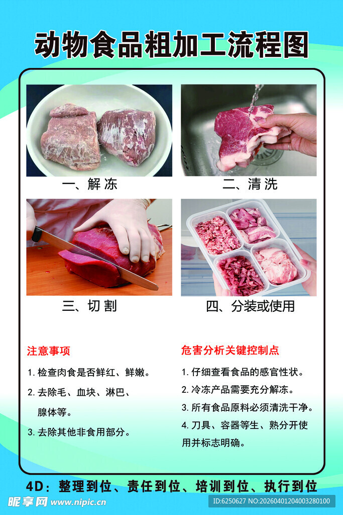 动物食品粗加工流程
