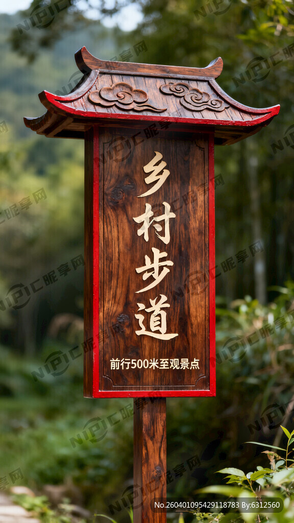 乡村步道导视牌