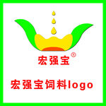 宏强宝饲料品牌标志