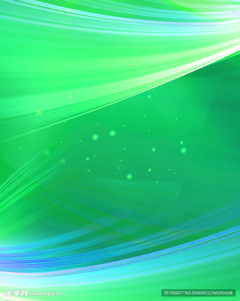 梦幻绿蓝渐变抽象背景图