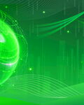 绿色科技风地球背景图