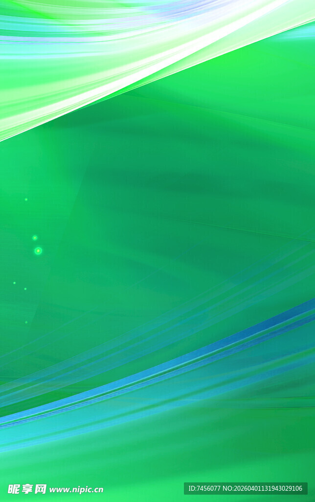 梦幻绿蓝渐变抽象背景图