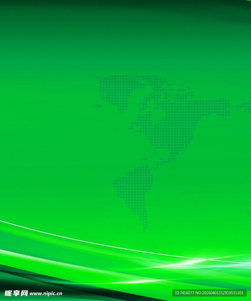 绿色动感线条背景图