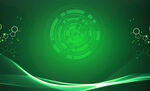 绿色动感科技背景图