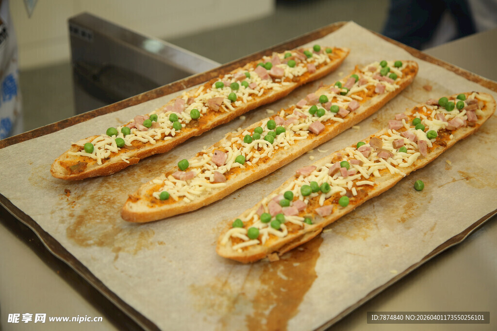 烤芝士蒜蓉法棍面包