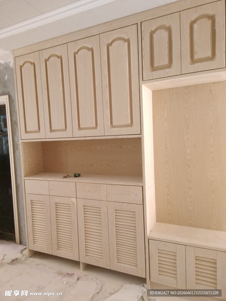 简约米色定制整体橱柜