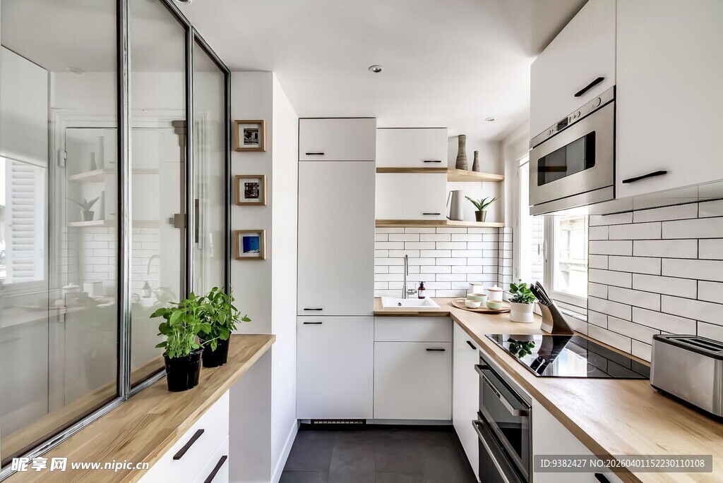 现代简约风开放式厨房