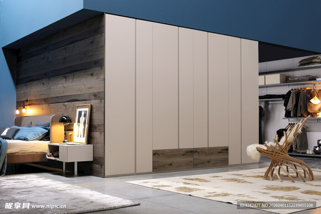 现代简约风格卧室家居展示