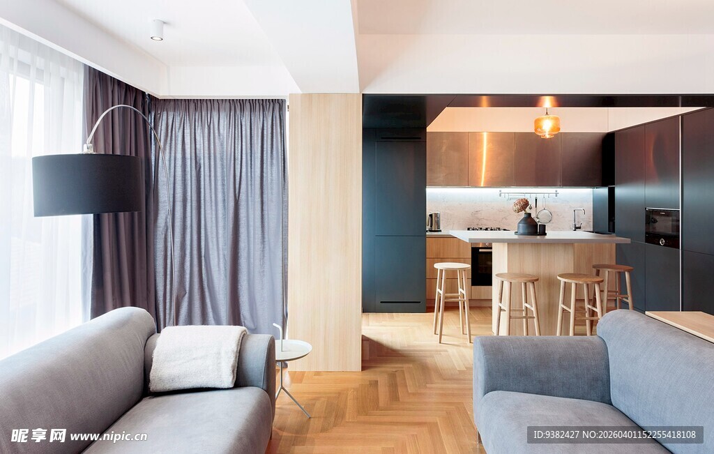 现代简约风格的温馨客厅