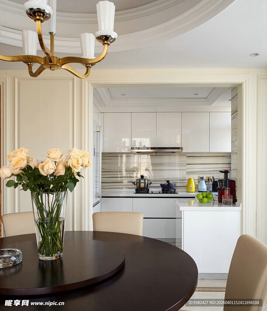 现代简约风餐厅厨房一角