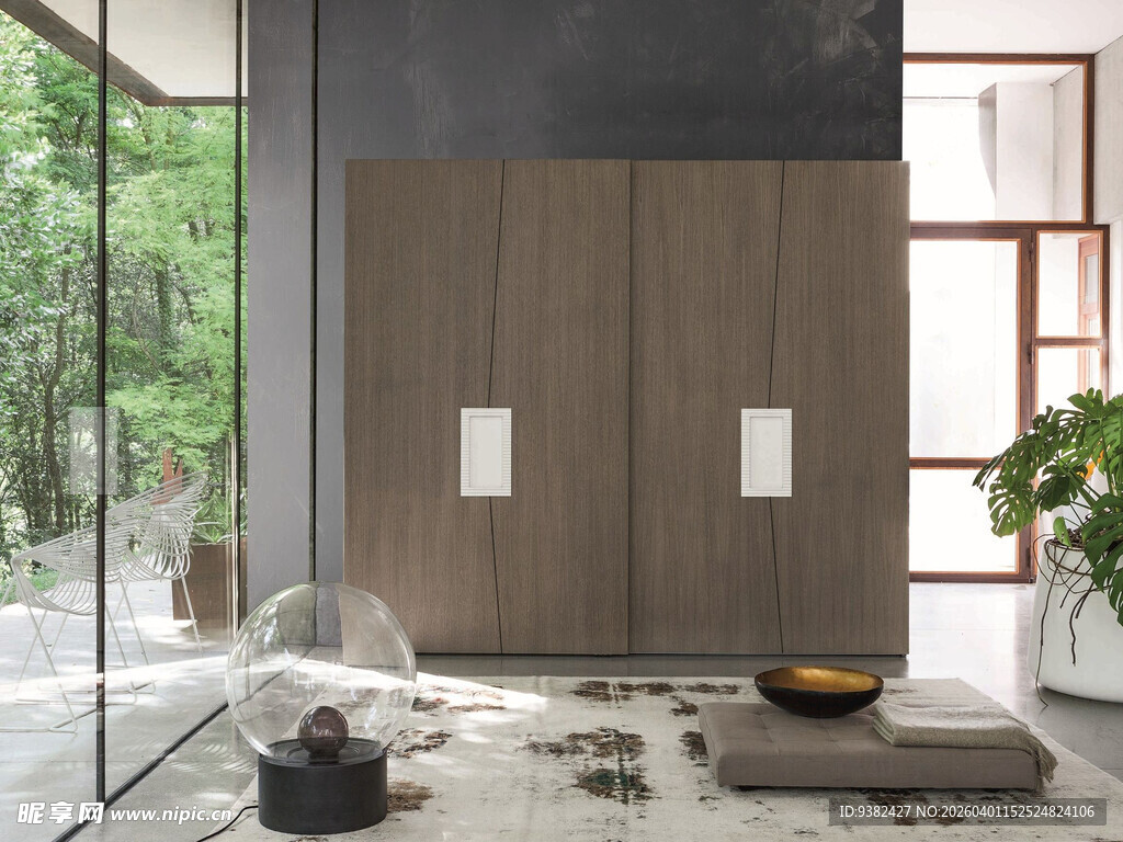 现代简约风室内木质装饰