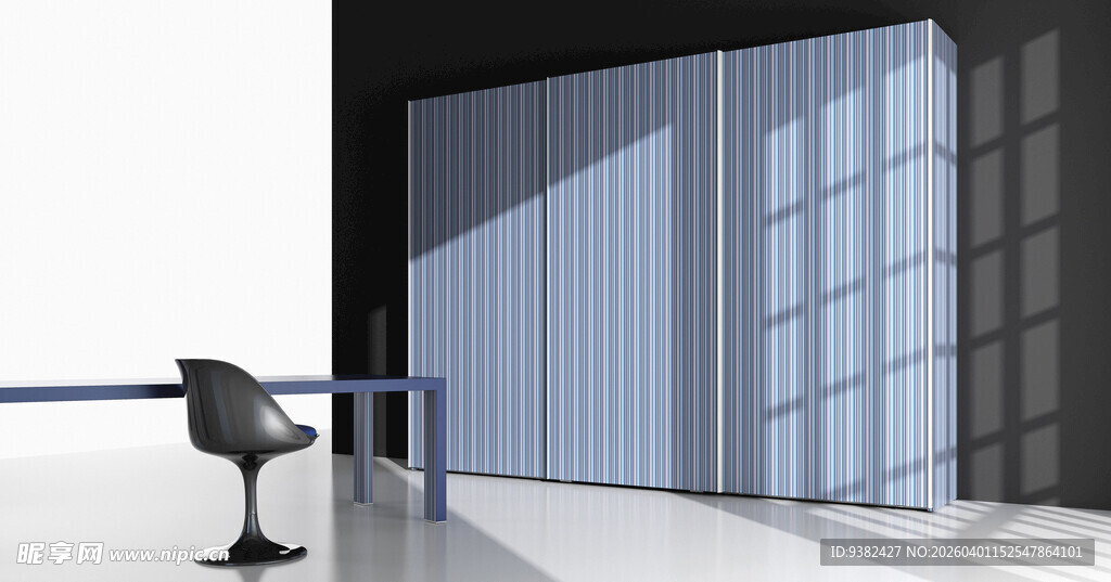 现代简约办公空间场景