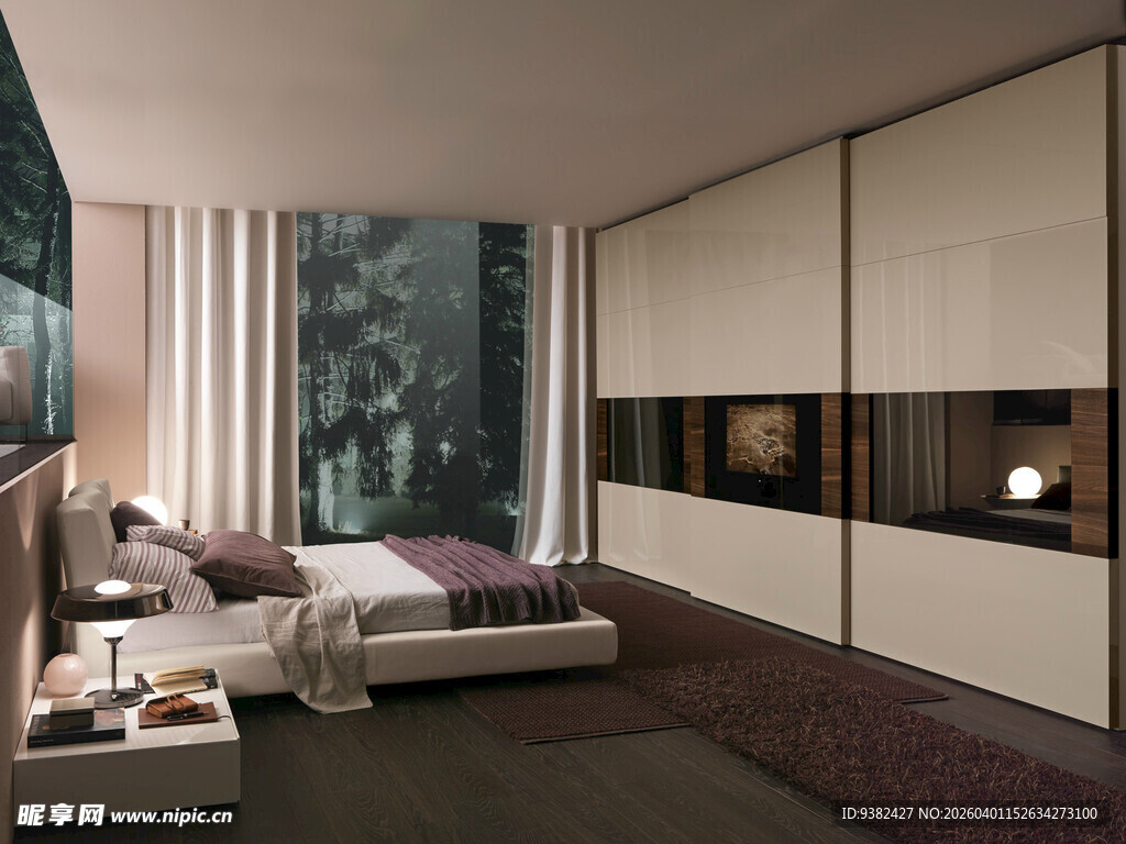 现代简约风格卧室设计