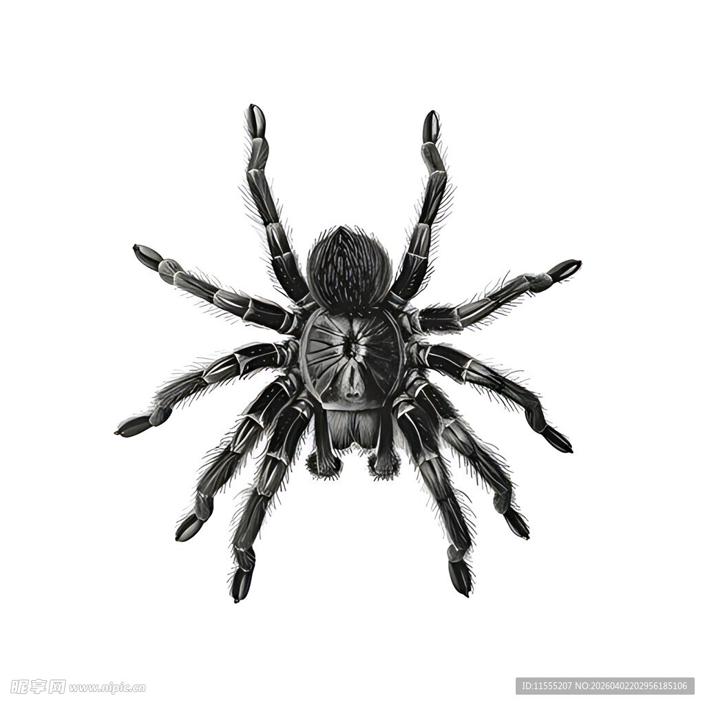 黑色大蜘蛛特写