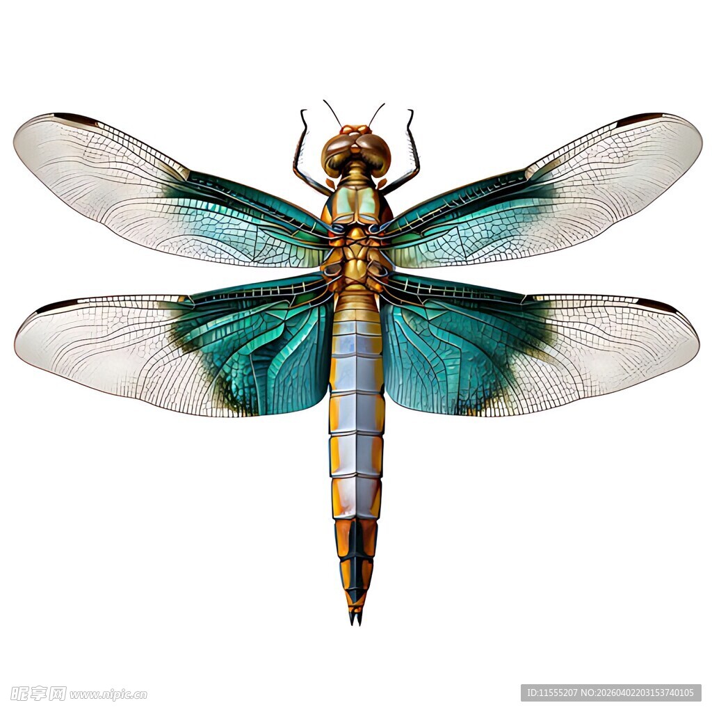 美丽多彩蜻蜓特写