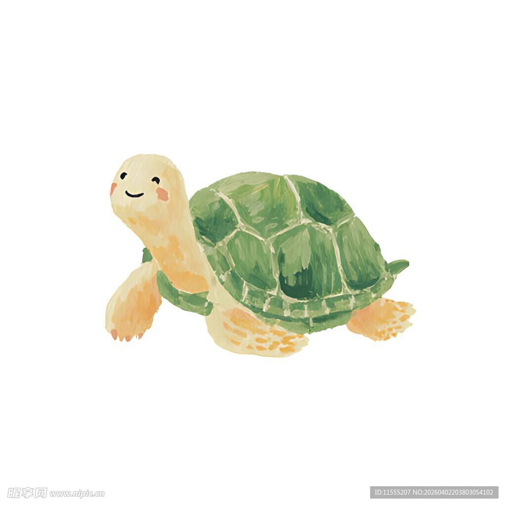 可爱卡通小海龟