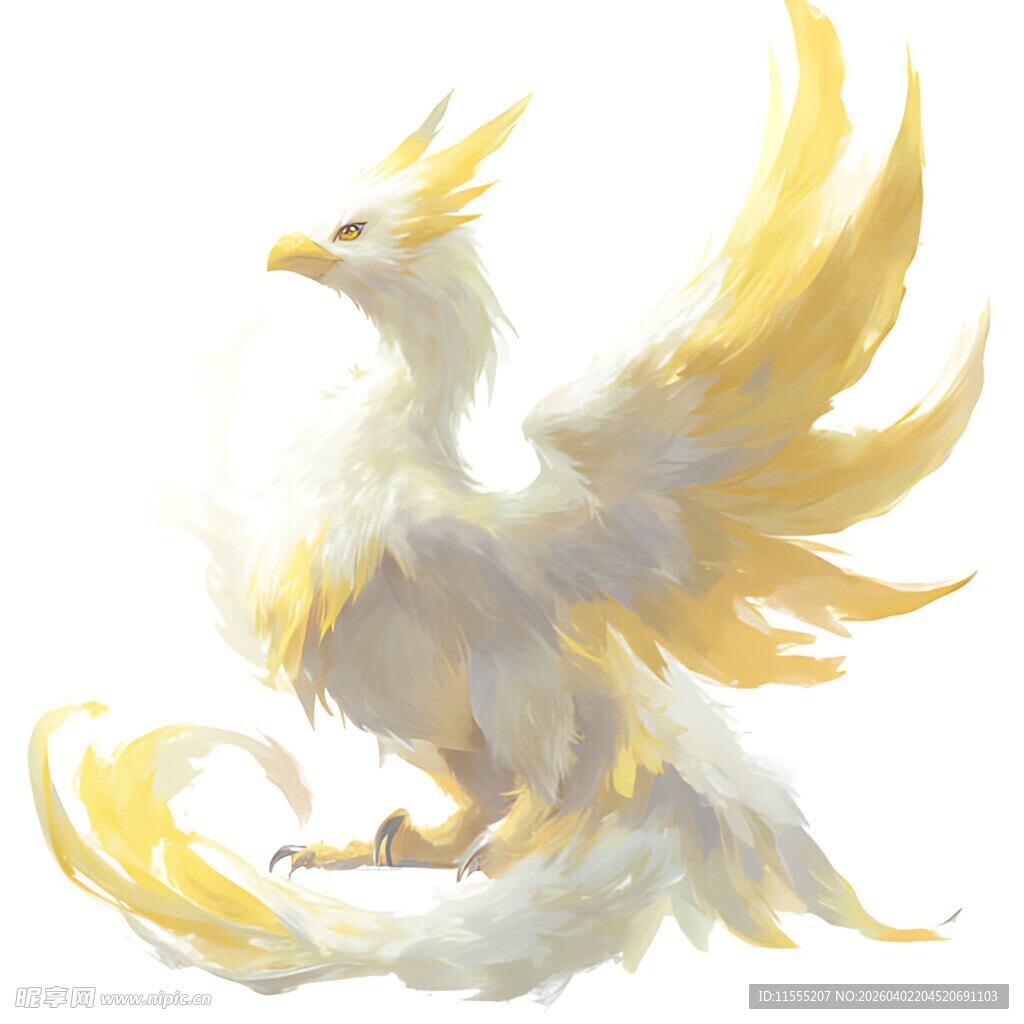 金色神鸟插画