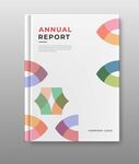 多彩几何风年度报告封面