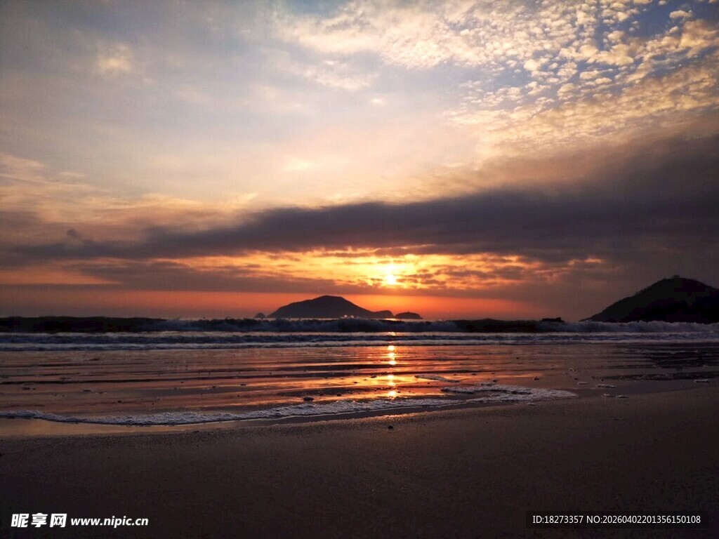 海边日落美景