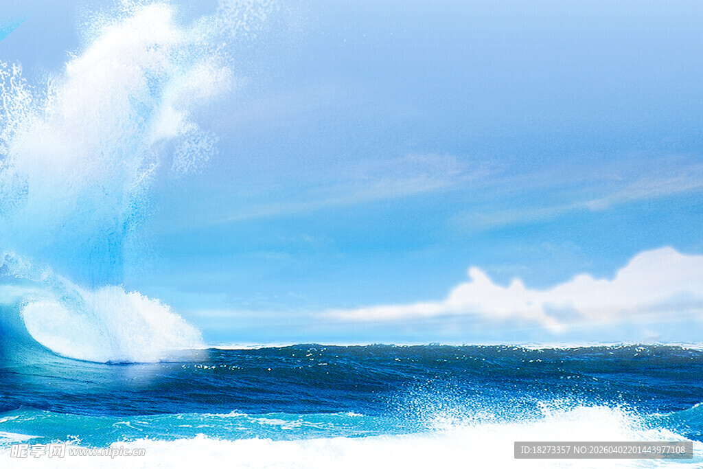 大海海浪