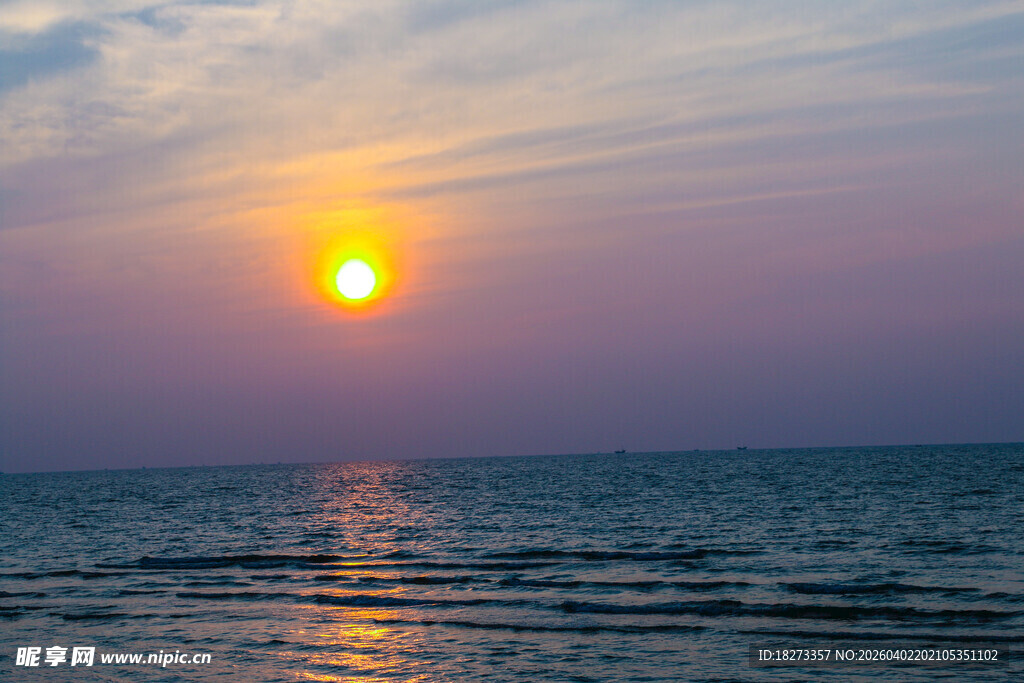 海上日出美景