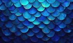 鱼鳞和美人鱼背景