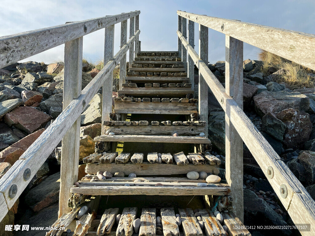 木质户外阶梯