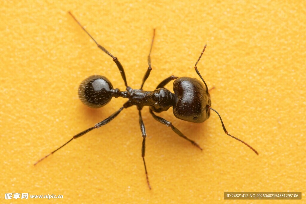 黑色蚂蚁特写
