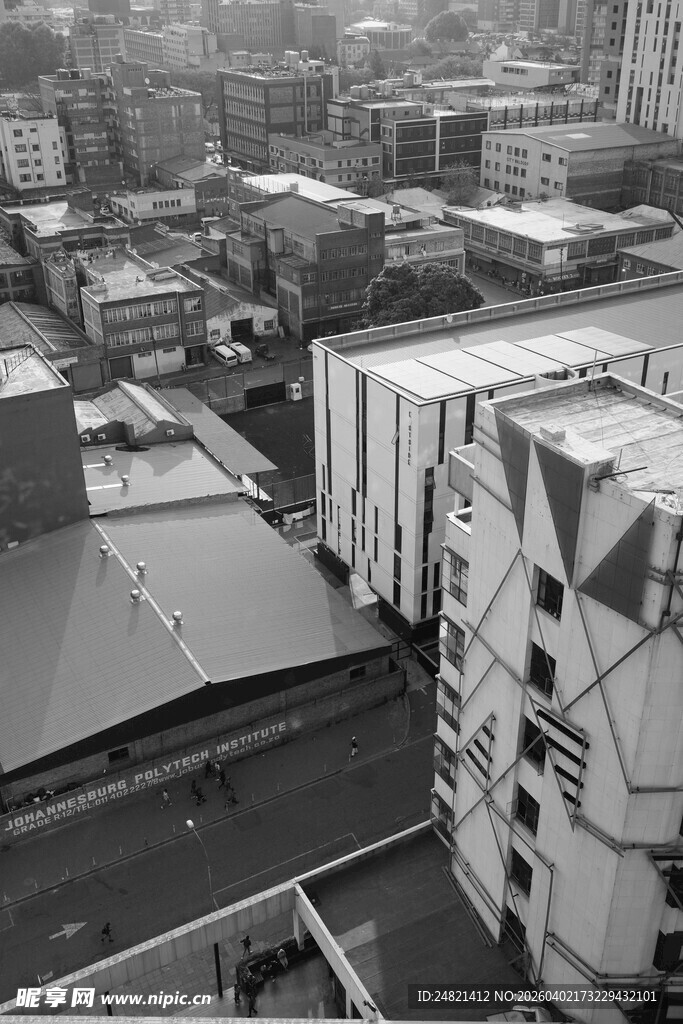 城市建筑俯瞰景象