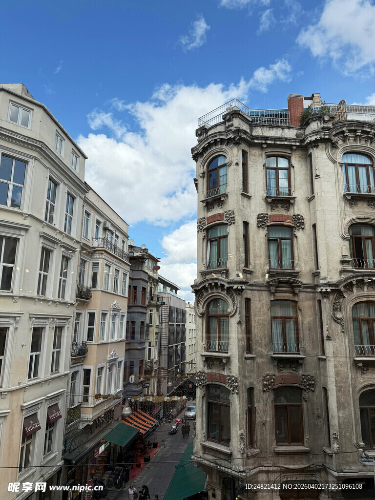 欧式街道建筑景观