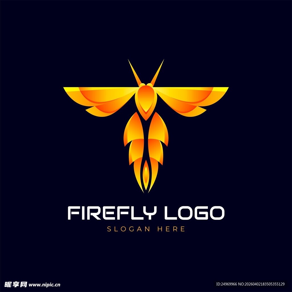 萤火虫标志设计