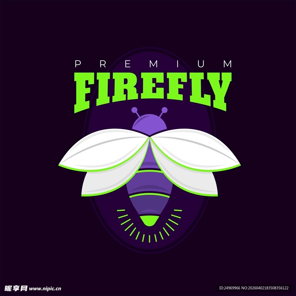 萤火虫标志设计