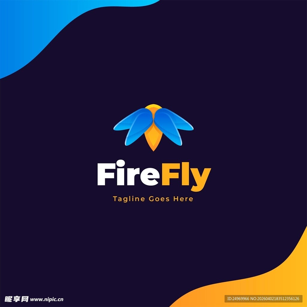 FireFly品牌标志设计