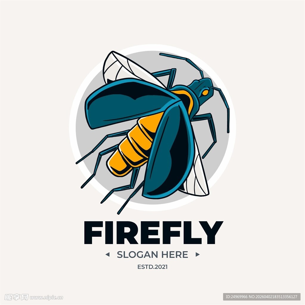 萤火虫标志设计