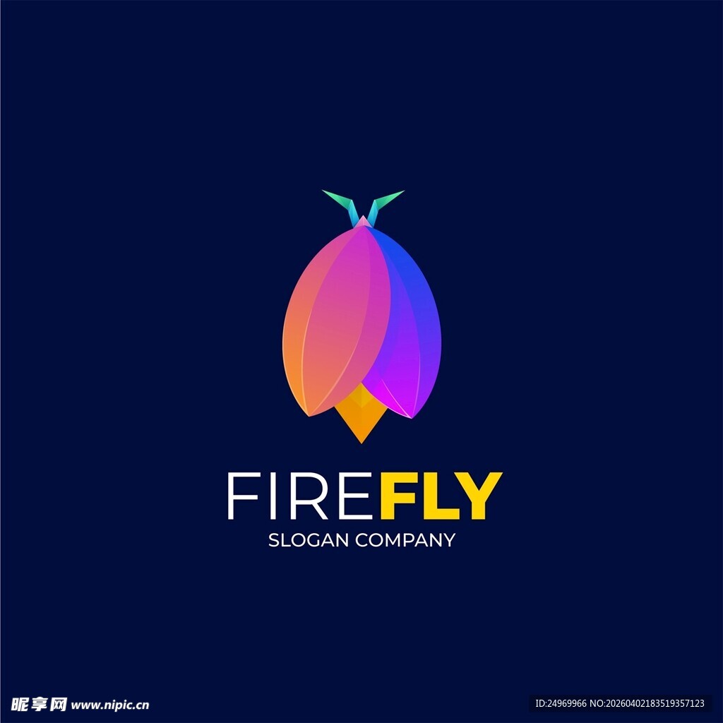 萤火虫品牌标志设计