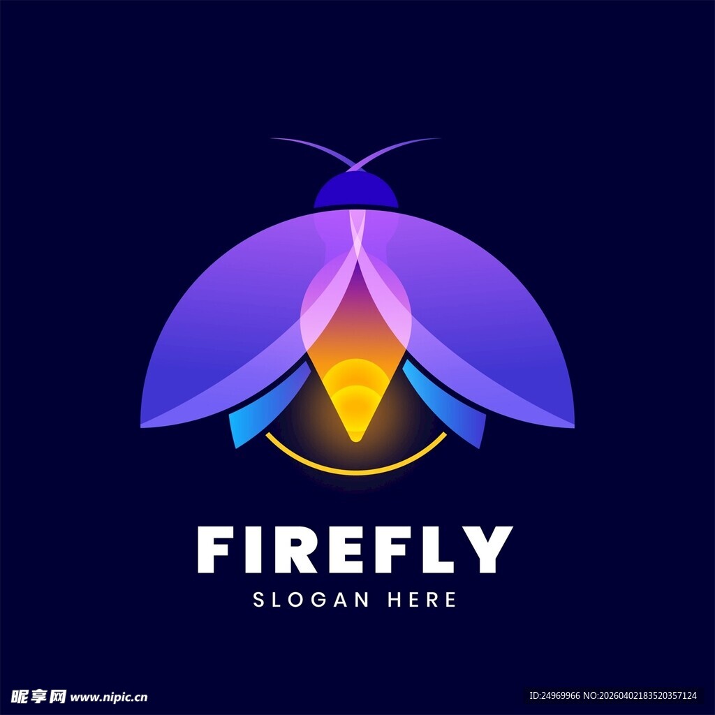 萤火虫标志设计