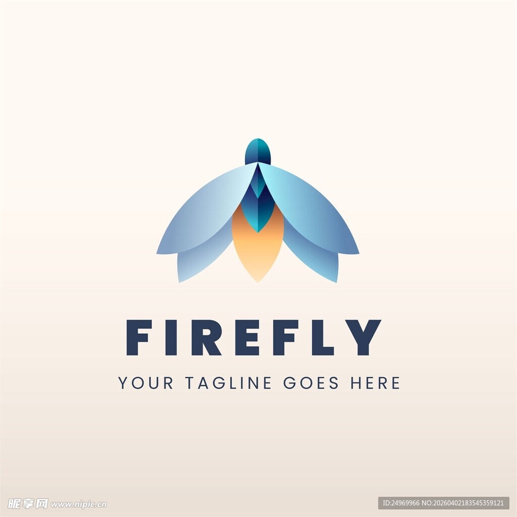 萤火虫标志设计