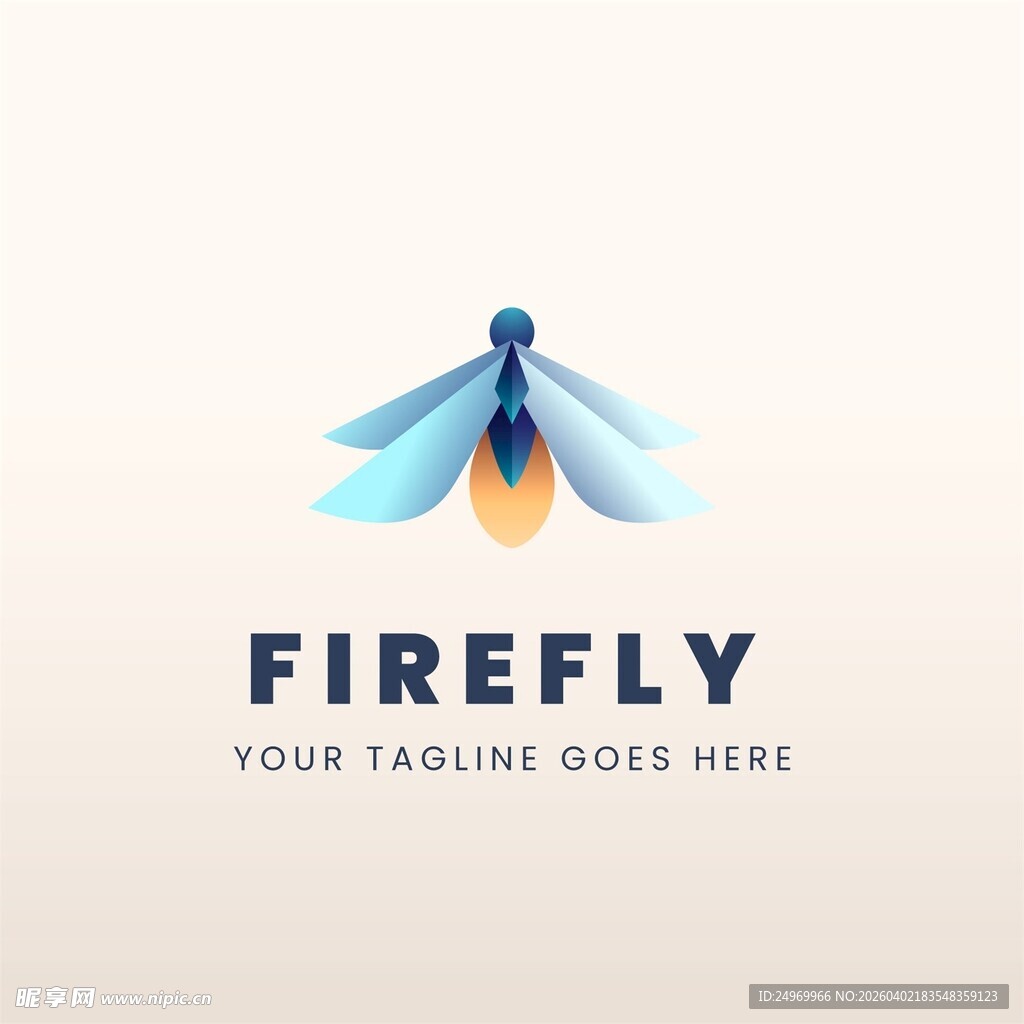 萤火虫标志设计